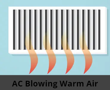 AC Blowing Warm Air